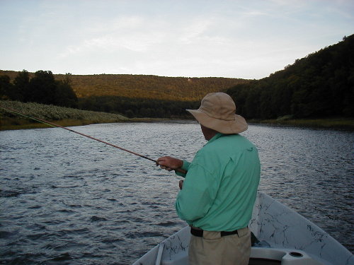 Delaware River fly fishing float trip.